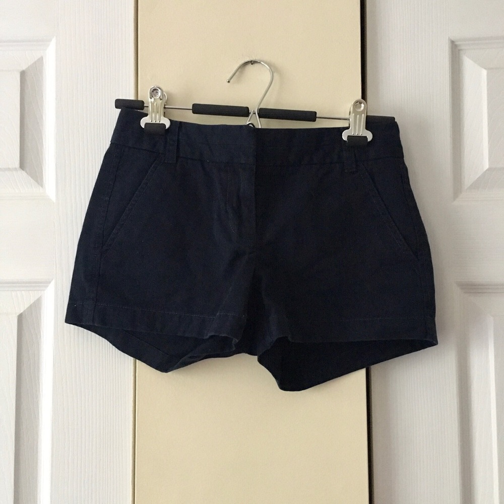 J.Crew Navy Chino Shorts - 3in Hem - Size 00